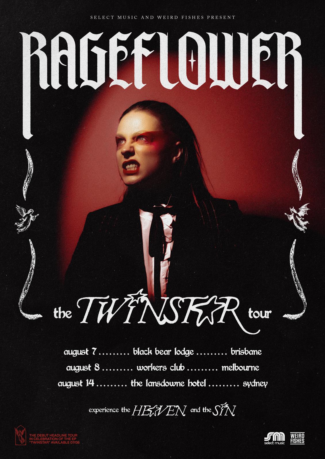 Signed and numbered limited edition TWINSTAR Tour Poster (Pre-order)